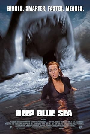 Deep Blue Sea poster